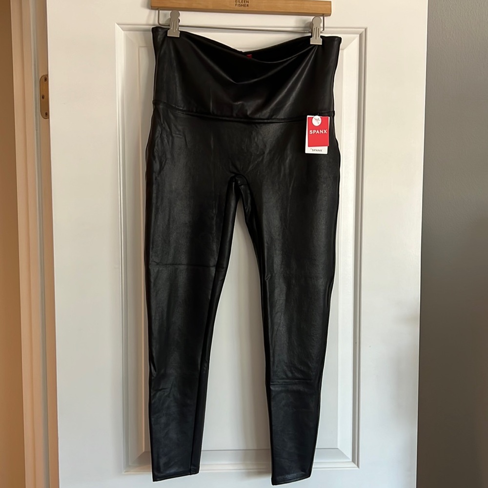 NWT Spanx Faux Leather Pants